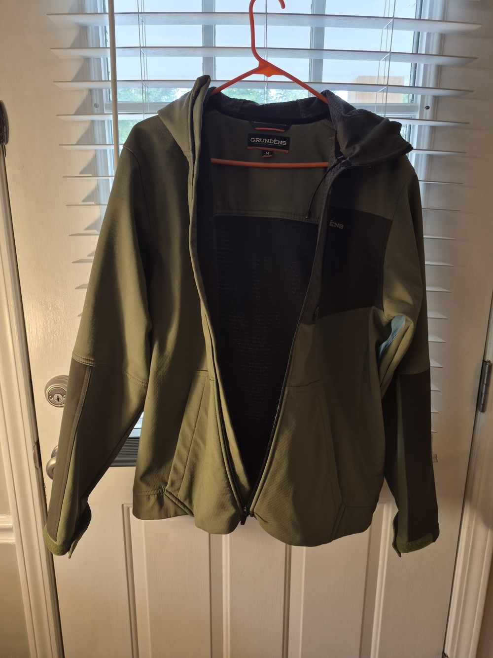 Grundéns Bulkhead Men's Olive Green Performance Hooded Jacket